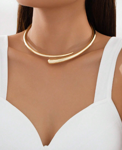GOLDEN ARC SET NECKLACE + BRACELET